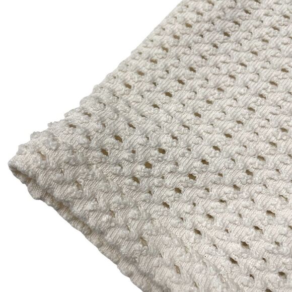 Madewell Knit Mesh V-Neck Crop Tee Size Medium - Picture 5 of 7